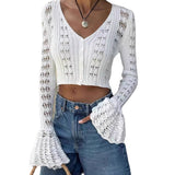 Ladies’ Lace Knit Cardigan
