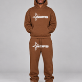 Premium Urban Tracksuit – Oversized Hoodie & Wide Leg Joggers Set