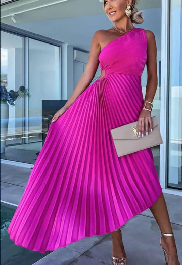 Women's One-Shoulder Cocktail Dress