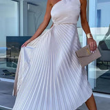 Women's One-Shoulder Cocktail Dress
