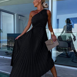 Women's One-Shoulder Cocktail Dress