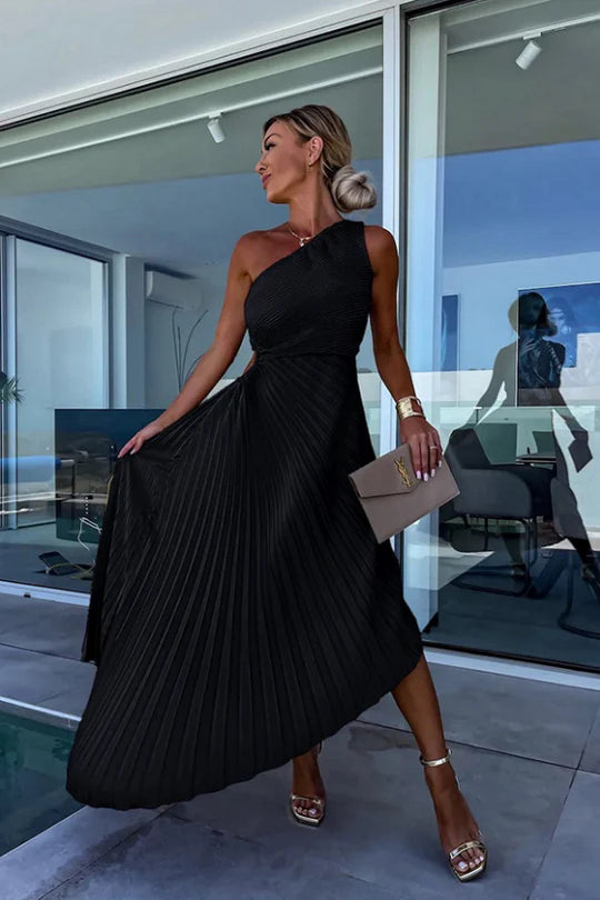 Women's One-Shoulder Cocktail Dress