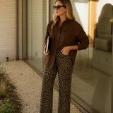 Ladies’ Leopard Print Trousers