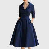 Ladies’ Vintage-Inspired Midi Dress