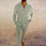 Men's Vintage Cotton Two-Piece Co-Ord Set