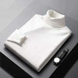 Men's Soft Turtleneck Knit Sweater, Multiple Colours