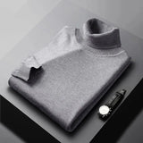 Men's Soft Turtleneck Knit Sweater, Multiple Colours