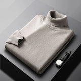 Men's Soft Turtleneck Knit Sweater, Multiple Colours