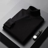 Men's Soft Turtleneck Knit Sweater, Multiple Colours
