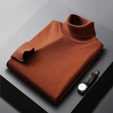 Men's Soft Turtleneck Knit Sweater, Multiple Colours