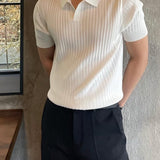 Men’s Textured Polo Shirt