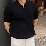 Men’s Textured Polo Shirt