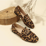Ladies’ Leopard Print Loafers