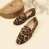 Ladies’ Leopard Print Loafers