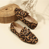 Ladies’ Leopard Print Loafers
