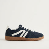 Retro Panelled Chunky Lace-Up Sneakers for Women