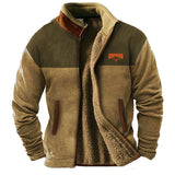 Men's Soft Fleece Jacket, Lightweight and Breathable