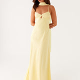 Cowl Neck Slip Maxi Dress