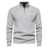 Men's Lightweight Cotton Blend Knit Sweater