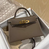 Women's Structured Faux Leather Top Handle Bag