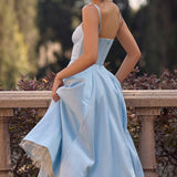 Sweetheart Neck Midi Dress