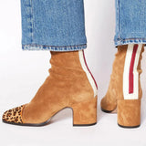 Women's Modern Brown Autumn Boots