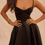 Sweetheart Neck Midi Dress