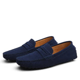 Italian-Style Suede Loafers with Soft Lining