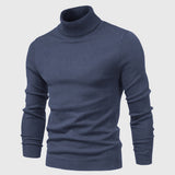 Men's Knitted Turtleneck Slim-Fit Long Sleeve Sweater