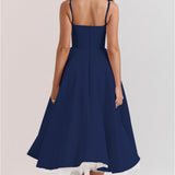 Sweetheart Neck Midi Dress