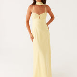 Cowl Neck Slip Maxi Dress