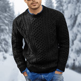 Men's Classic Cable Knit Winter Sweater