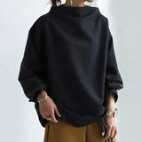 Women's Oversized Mock Neck Long Sleeve Sweater