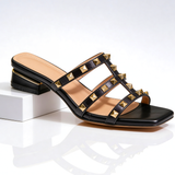 Women's Studded Strap Slide Sandals