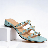 Women's Studded Strap Slide Sandals