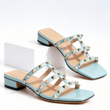 Women's Studded Strap Slide Sandals