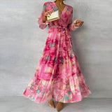 Ladies’ Printed Maxi Dress