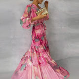 Ladies’ Printed Maxi Dress