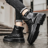 Lace-Up Outdoor Boots with Lined Interior