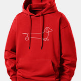 Dachshund Printed Hoodie