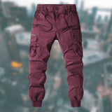 Men's Tactical Cargo Joggers with Multiple Pockets