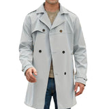 Men’s Double-Button Trench Coat