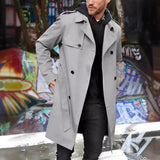 Men’s Double-Button Trench Coat