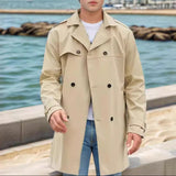 Men’s Double-Button Trench Coat