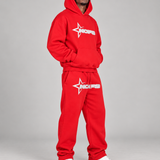 Premium Urban Tracksuit – Oversized Hoodie & Wide Leg Joggers Set