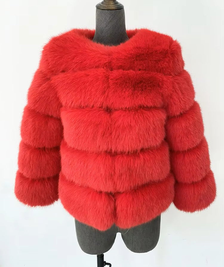 Ladies’ Faux Fur Jacket