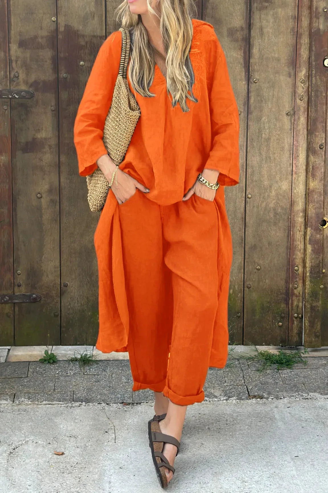 Women’s Linen Co-Ord Set