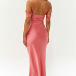Rosalia - Elegante off-the-shoulder jurk