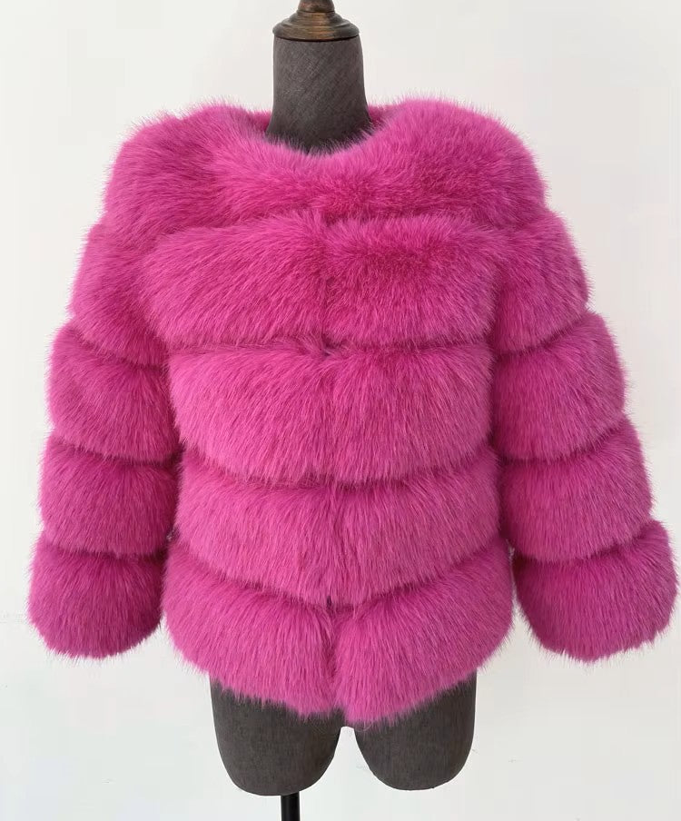 Ladies’ Faux Fur Jacket