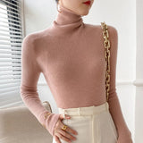 Women's Ribbed Turtleneck Knit Sweater, Long Sleeves